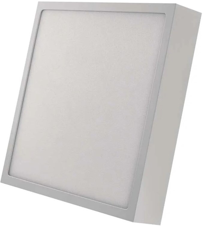 Stropné svietidlo EMOS Nexxo 21W, 22x22cm, 1900lm, neutrálna biela - biele
