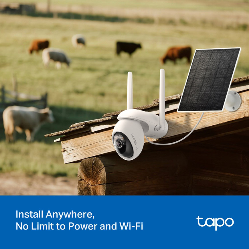 IP kamera TP-Link Tapo C665G 4K LTE KIT - biela