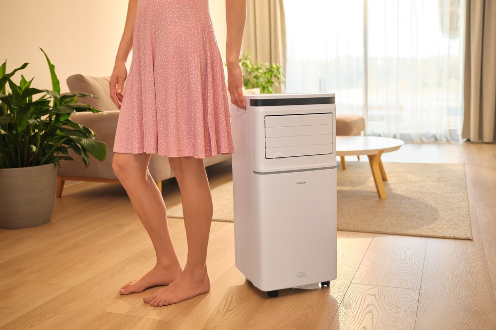 Mobilná klimatizácia Sencor SAC MT7042C Wi-Fi, 7 000 BTU/h biela Čistitelné vstupní filtry přispívají k vyšší účinnosti a spolehlivému chodu mobilní klimatizace Sencor SAC MT7042C.