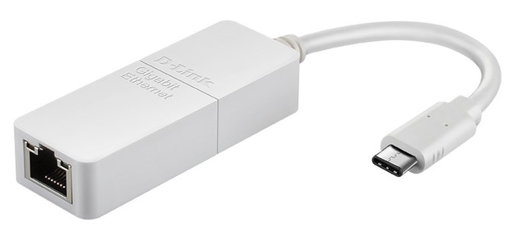 Sieťová karta D-Link USB-C/RJ45 biela