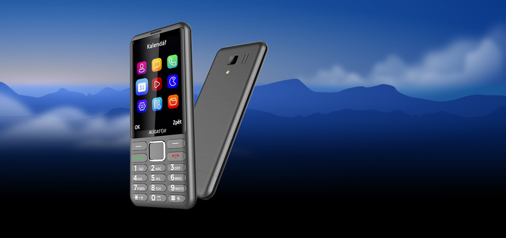 Mobilný telefón Aligator D950 Dual Sim zlatý Mobilný telefón Aligator D950 Dual Sim zlatý