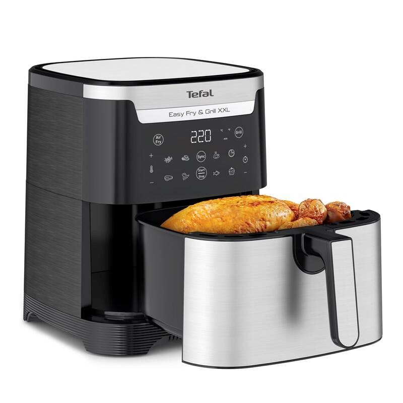Fritéza teplovzdušná Tefal Easy Fry & Gril XXL EY801D15 čierna