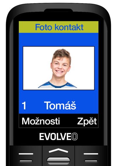 Mobilný telefón Evolveo EasyPhone XO čierny Mobilný telefón Evolveo EasyPhone XO čierny