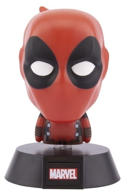 Dekoratívne LED Paladone Icon Light Deadpool čierne/červené