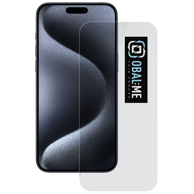 Tvrdené sklo Obal:Me 2.5D na Apple iPhone 15 Pro