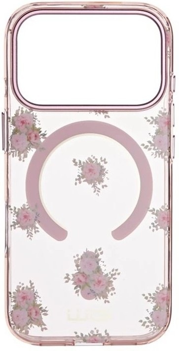 Kryt na mobil WG Floral Magnet Apple iPhone 17 Pro v ružovom dizajne