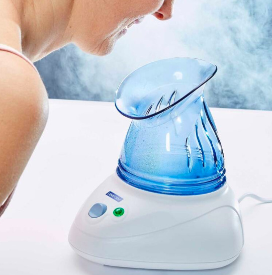 Sauna na tvár Lanaform Facial Care modrá Tvárová sauna Lanaform Facial Care