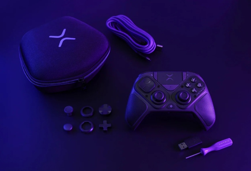 Gamepad Turtle Beach Victrix Pro BFG Reloaded - PC sivý Turtle Beach Victrix Pre BFG Reloaded, sivá