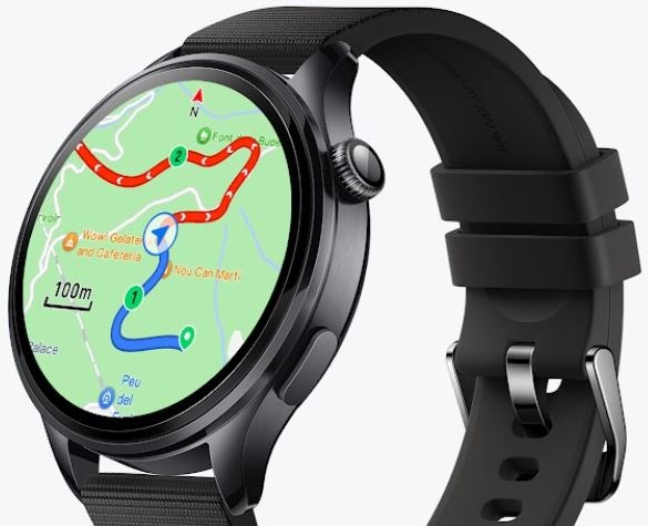 Inteligentné hodinky Xiaomi Watch 5 zelené Chytré hodinky Xiaomi Watch 5 a mapy na displeji