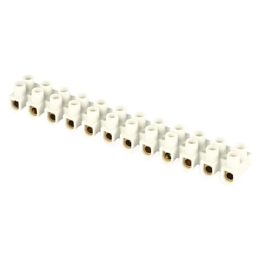 Svorkovnica EMOS ŠROUB.12 PRV. 4–6MM2 41A/450V 1KS biela