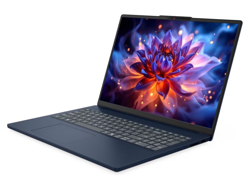 Notebook Lenovo IdeaPad Slim 3 16IWC11 modrý žite si špičkový 16-palcový IPS displej s maximálne tenkými rámčekmi a jasom 400 nitov