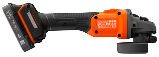 Uhlová brúska Black-Decker BCG6L8D2S-QW (s batériou)