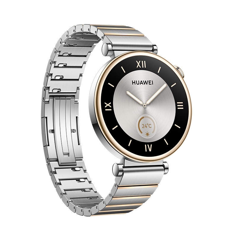 Inteligentné hodinky Huawei Watch GT 4 41mm - Silver + Stainless Steel Strap