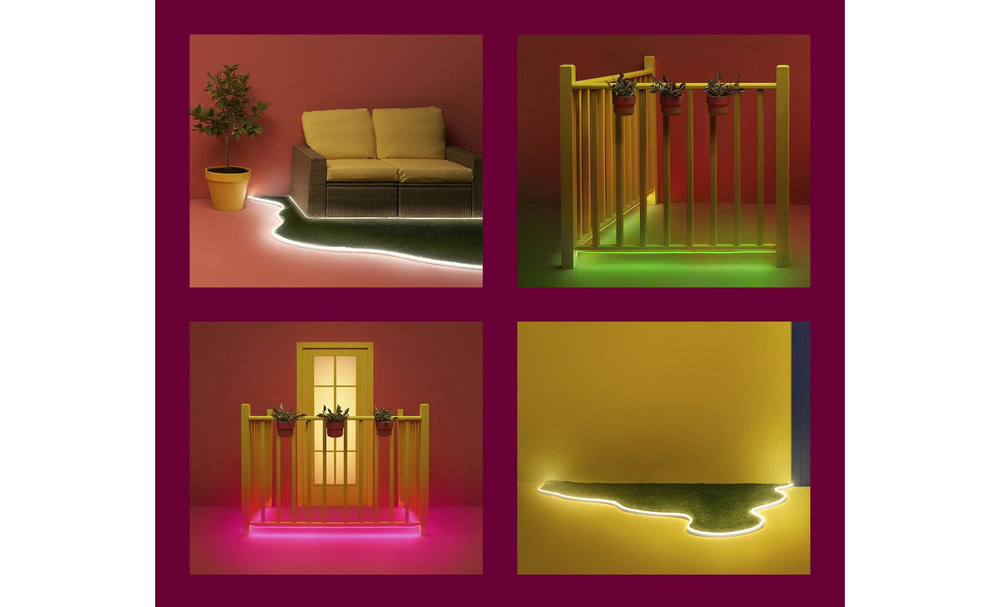 LED pásik WiZ Outdoor RGBW, Matter, 5 m
