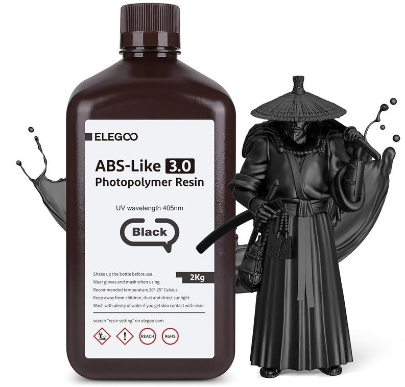 UV resin Elegoo ABS-like V3.0 1kg čierny UV resin Elegoo ABS-like V3.0 1kg čierny