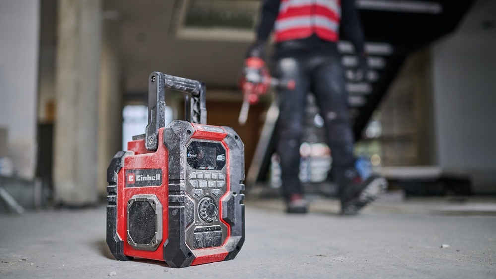 Stavebné rádio Einhell TE-CR 18 Li DAB+/FM/BT , IP 65 (bez baterie), 3407995 Stavebné rádio Einhell TE-CR 18 Li DAB+/FM/BT , IP 65 (bez baterie), 3407995