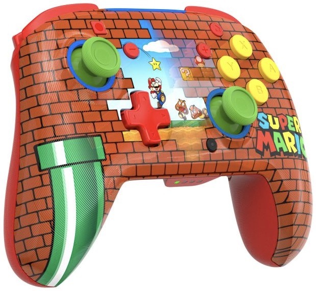 Gamepad Turtle Beach Rematch Wireless Mario Bricks - Nintendo Switch 2 hnedý