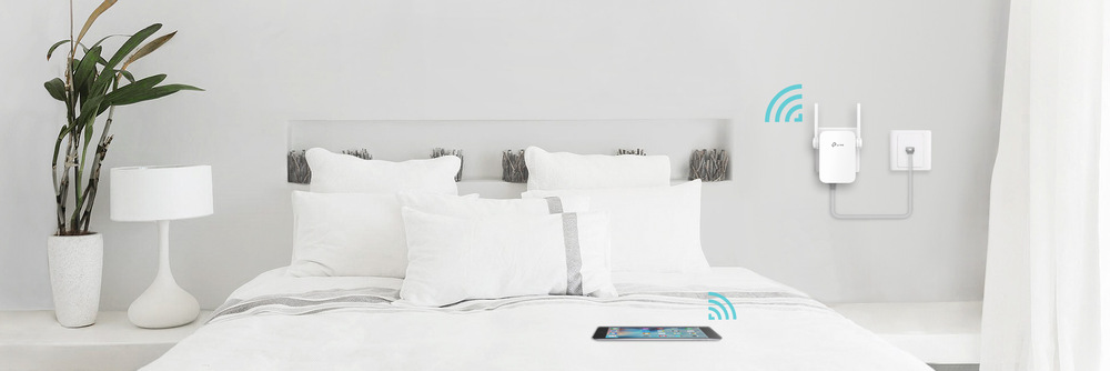 Wi-Fi extender TP-Link RE205 biely Wi-Fi extender TP-Link RE205 biely