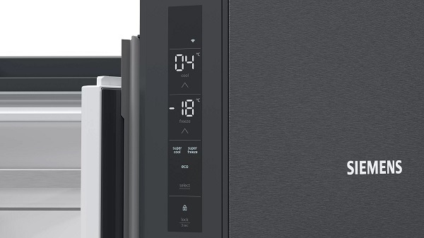 Americká chladnička Siemens iQ300 KF96NAXEA HomeConnect čierna/ocel
