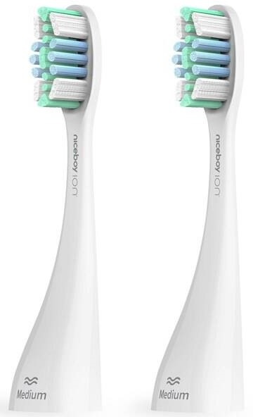 Náhradné hlavice Niceboy ION Sonic PRO UV Medium white (2 ks)