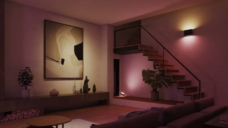 Nástenné svietidlo Philips Hue Dymera čierne Nástenné svietidlo Philips Hue Dymera čierne