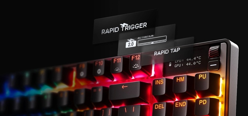 Klávesnica SteelSeries Apex Pro TKL Gen 3 US čierna