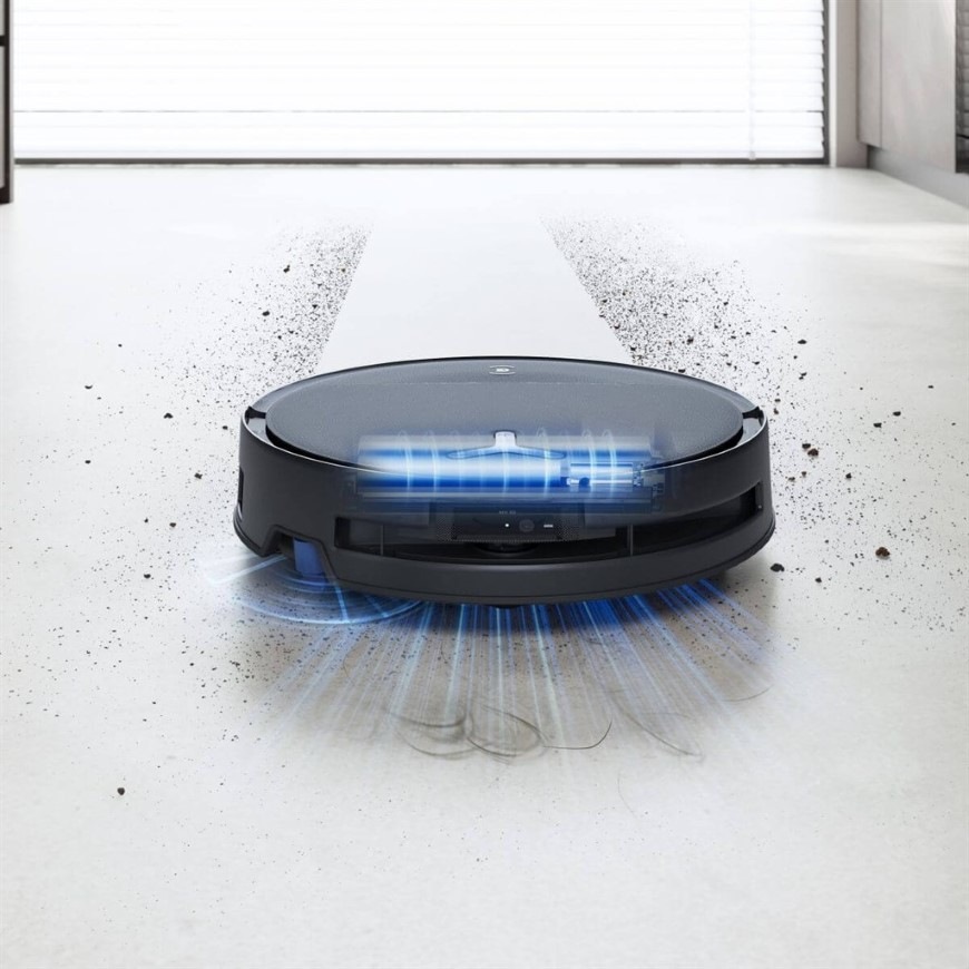 Robotický vysávač Ecovacs DEEBOT T80S OMNI BLACK čierny Robot Ecovacs DEEBOT T80S OMNI vysáva extrémne znečistenú podlahu