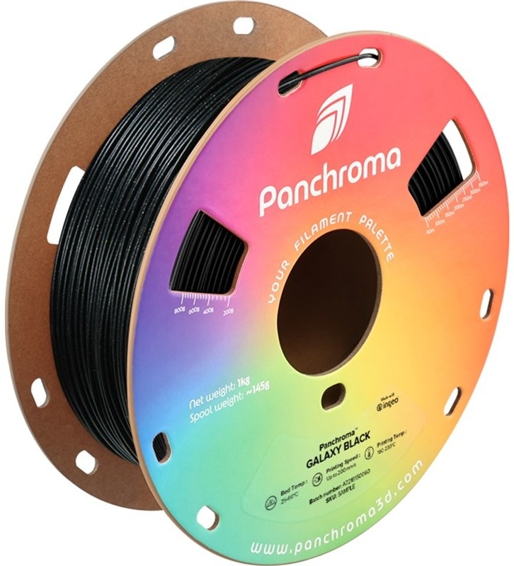 Filament Polymaker Panchroma PLA Galaxy čiernej farby