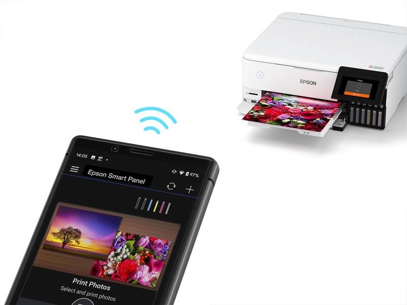 Tlačiareň multifunkčná Epson EcoTank L8160 biela