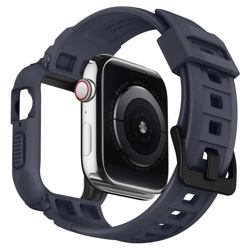 Remienok Spigen Rugged Armor Pro na Apple Watch 44/45 mm sivý Remienok Spigen Rugged Armor Pro na Apple Watch 44/45 mm sivý