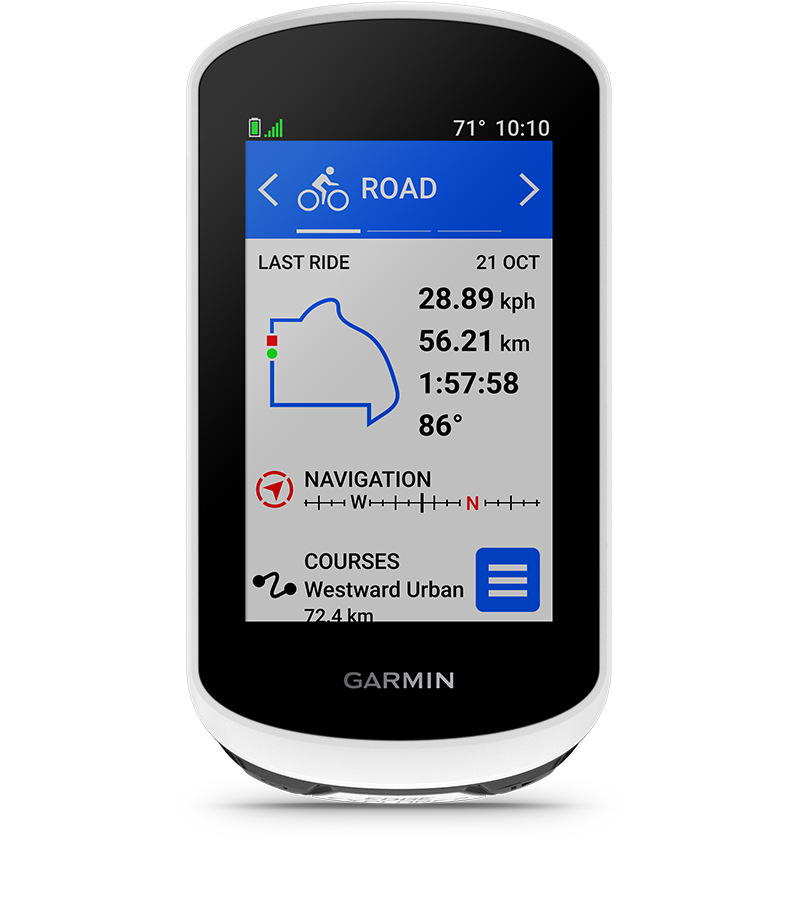 Cyklopočítač s GPS Garmin EDGE Explore 2 čierny/biely