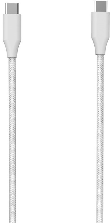 Kábel WG USB-C/USB-C, 60 W, 3 m - biely