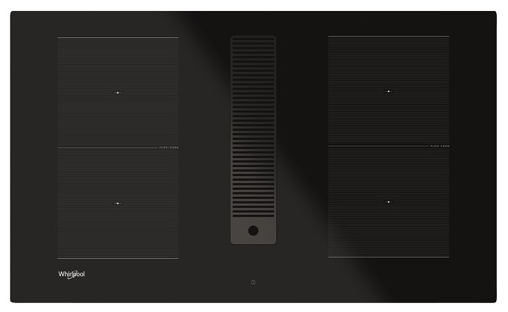 Varná doska indukcie Whirlpool WVHF83BB, s odsávaním