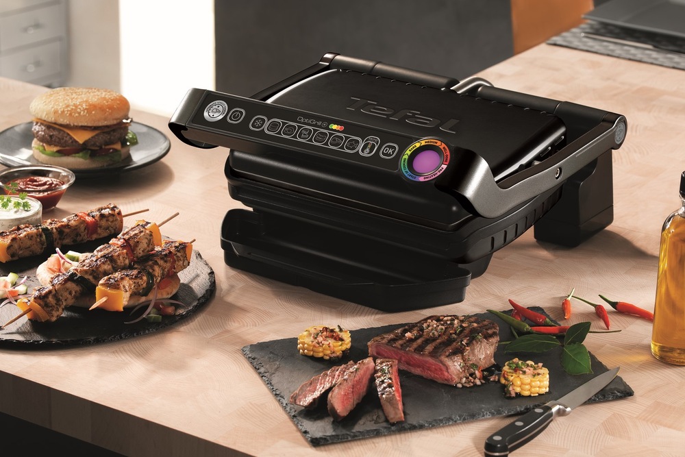 Gril Tefal Optigrill+ GC712834 čierny TEFAL OptiGrill+ GC712834
