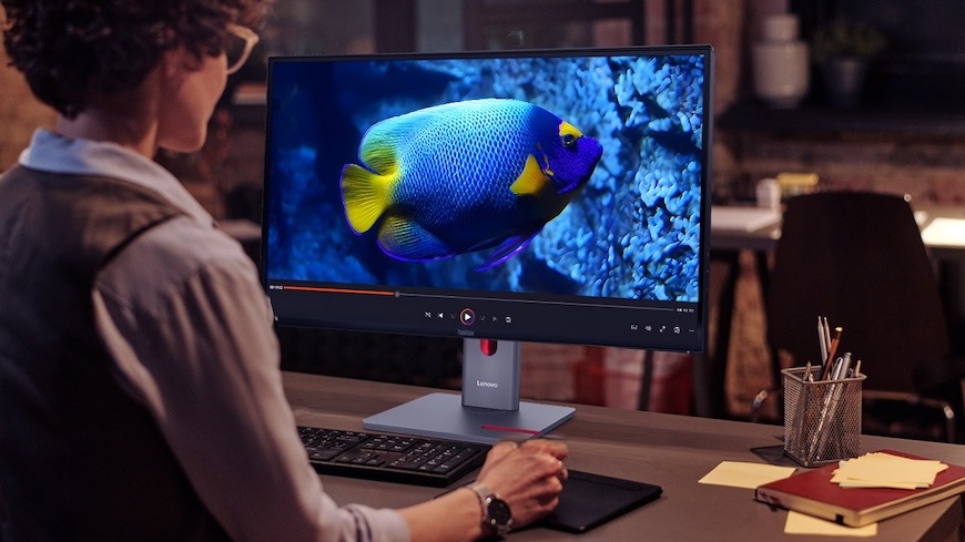 Monitor Lenovo ThinkVision P27qd-40 čierny/sivý