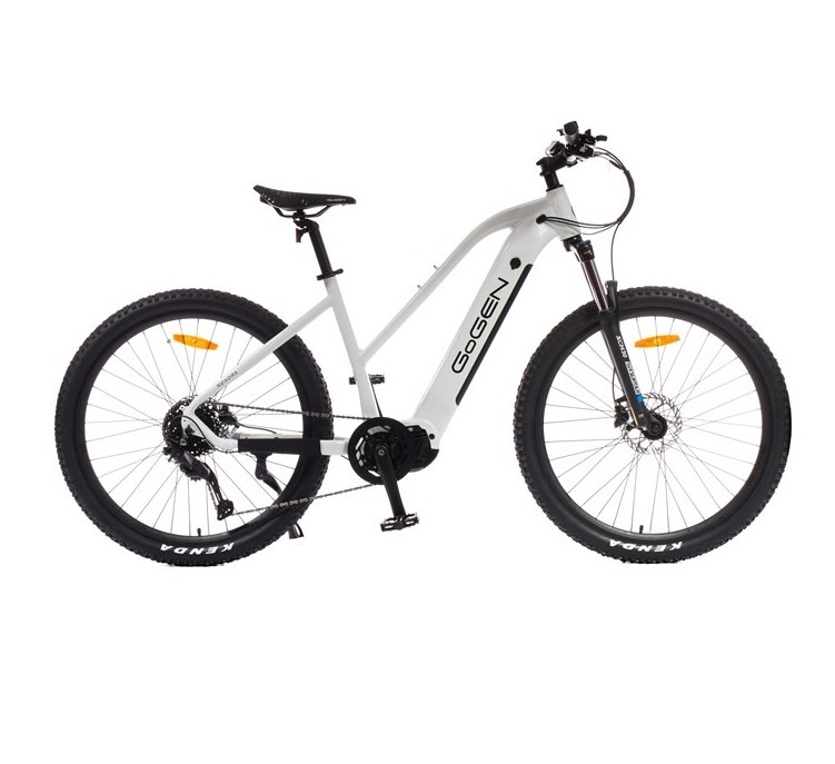 Elektrobicykel GoGEN Nexora MX 27,5 "18" 2026, biela / čierna farba.