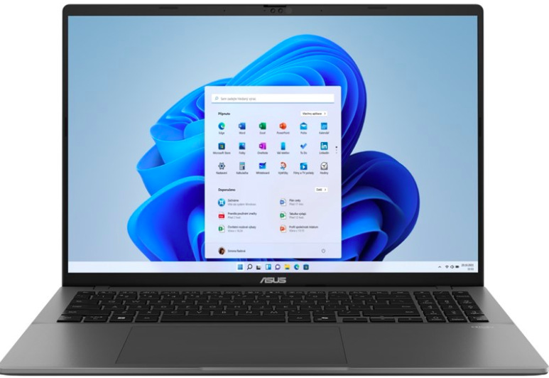 Sivý notebook ASUS Vivobook S16 M3607KA-OLED056WZ s procesorom AMD Ryzen AI 5 330″ width=