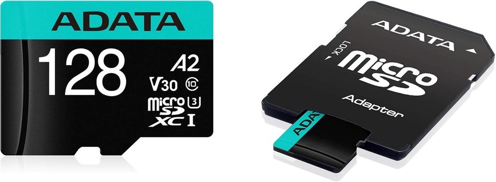 Pamäťová karta ADATA Premier Pro MicroSDXC 128GB (100R/80W) + adaptér ADATA Premier Pro