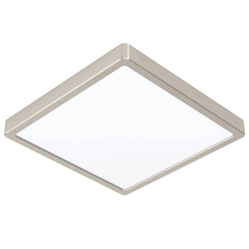 LED stropné svietidlo Eglo Fueva 5, štvorec, 28,5 cm, teplá biela kovové
