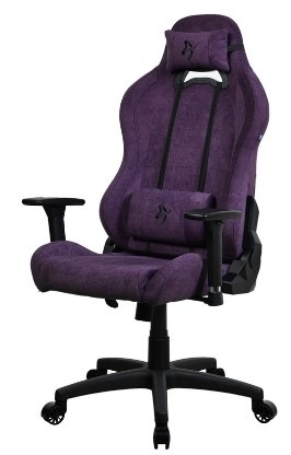 Herná stolička Arozzi TORRETTA Soft Fabric v2 fialová