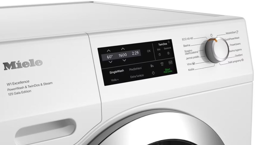 Práčka Miele WEI 895 WCS TwinDos biela Práčka Miele WEI 895 WCS TwinDos biela