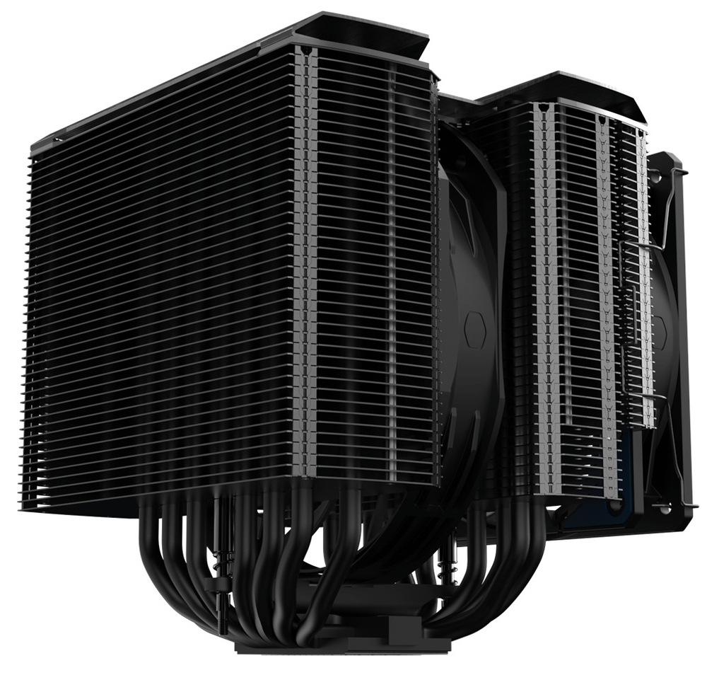 Chladič CPU Cooler Master MasterAir MA824 Stealth CLMMAMD8PN318PKR1