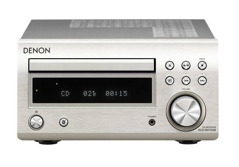 Mikro HiFi systém Denon RCD-M41 DAB strieborný