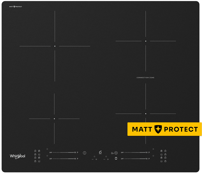 Indukčná varná doska Whirlpool WB S2560 NE BM MattProtect čierna