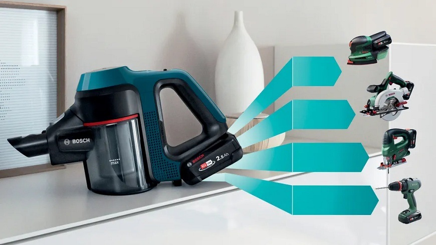 Tyčový vysávač Bosch Unlimited 7 BSS71125AH modrý Tyčový vysávač Bosch BSS71125AH s akumulátorom radu Home & Garden