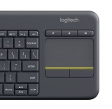 Klávesnica Logitech Wireless K400 Plus, CZ/SK čierna