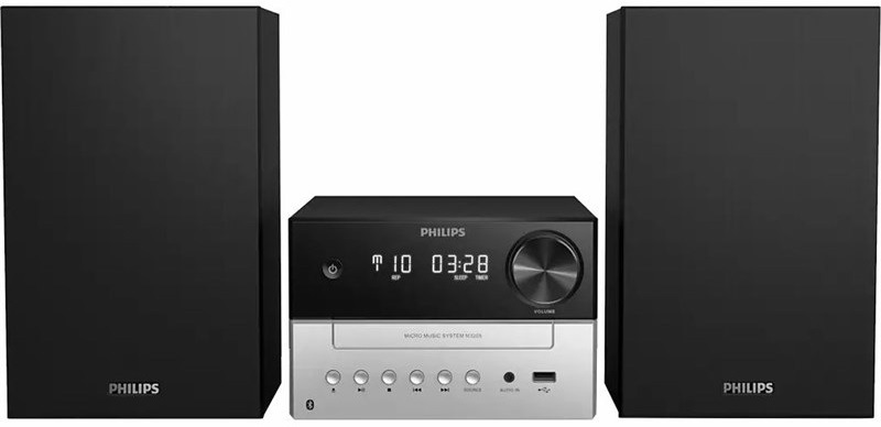 Mikro HiFi systém Philips TAM3205 čierny/strieborný