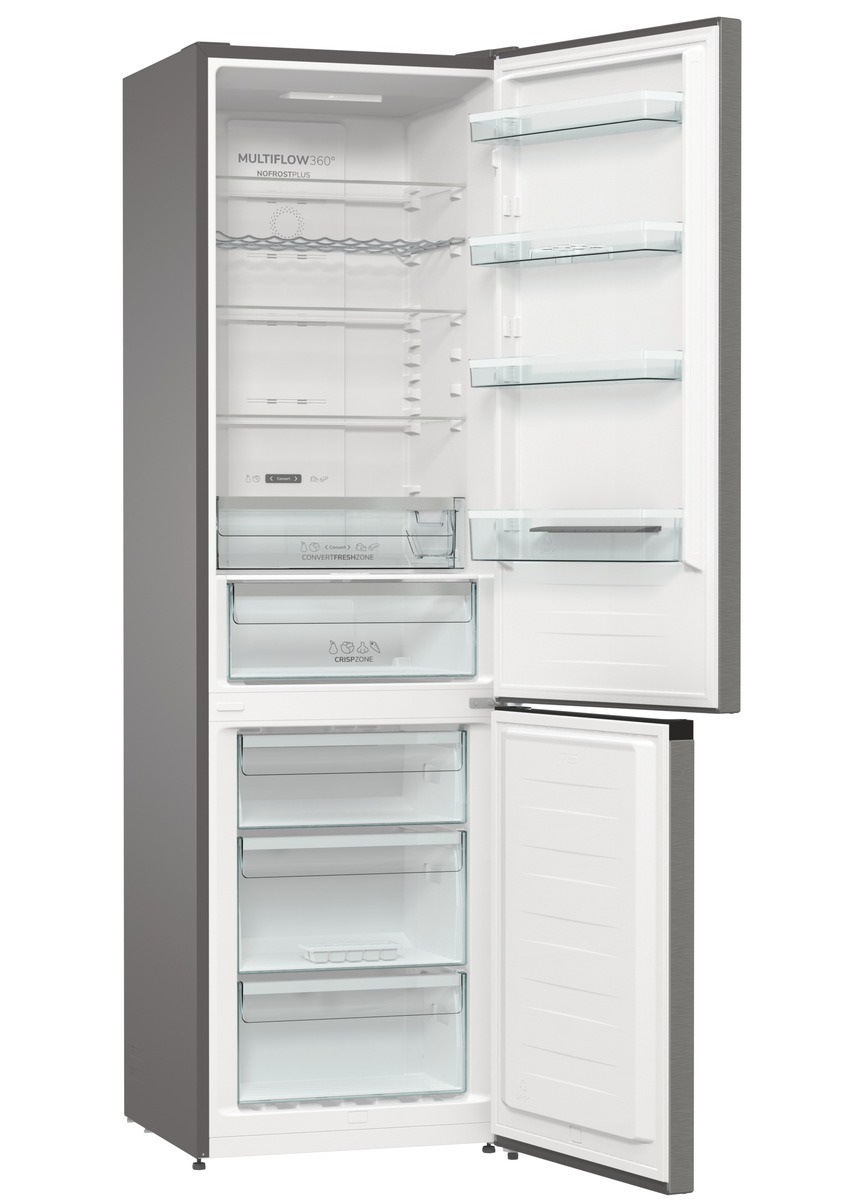 Chladnička s mrazničkou Gorenje Advanced NRK620DA2XL4 nerez Beznámrazová chladnička Gorenje NRK620DA2XL4, nerezová, CrispZone s HumidityControl