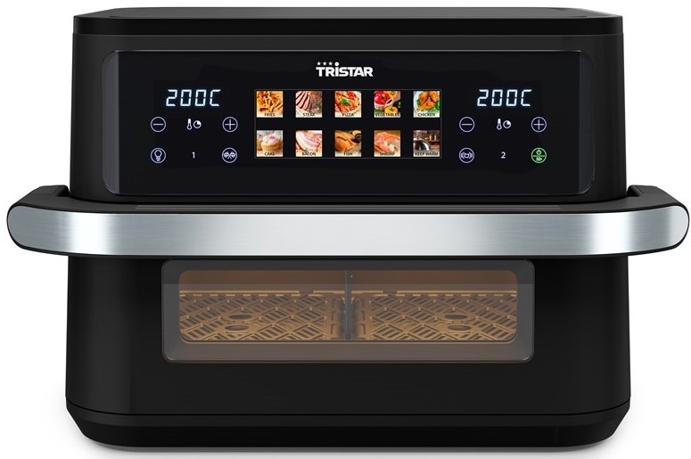 Fritéza teplovzdušná Tristar FR-9078 Dual zone flex 10 l čierna