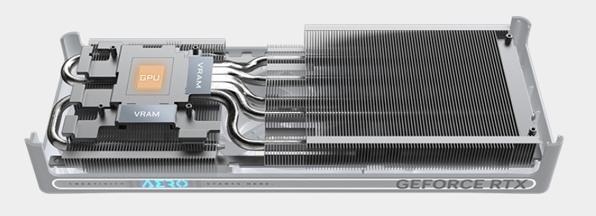 Grafická karta GIGABYTE GeForce RTX 5060 AERO OC 8G Grafická karta GIGABYTE GeForce RTX 5060 AERO OC 8G